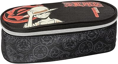 COMIX Animal Line One Piece Oval Pencil Case, Ideal for Storing Stationery, with Internal Divider with Elastic Loops and Zip Closure, 22 x 7 H x 9.5 cm