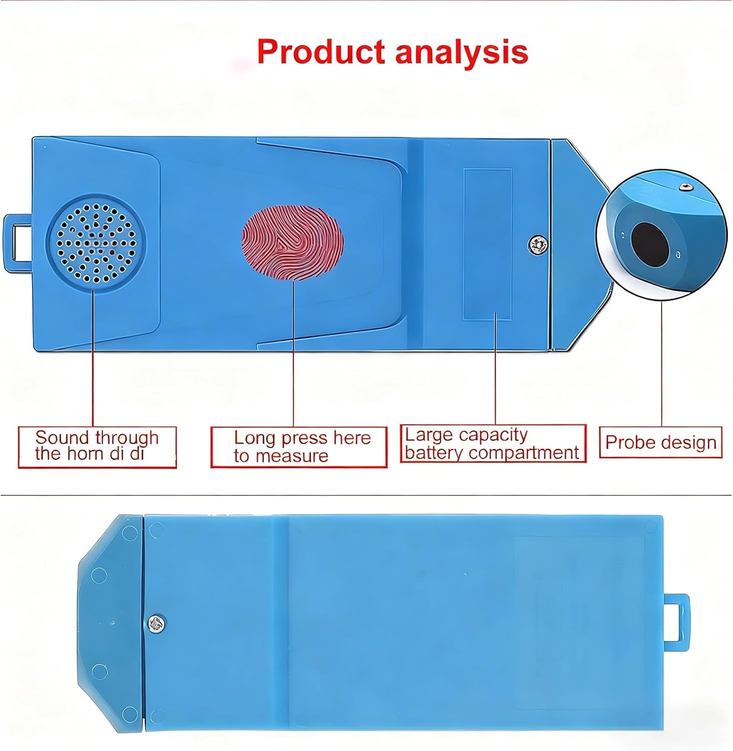 Handheld Pig Pregnancy Tester, Veterinary Pregnancy Detector,Livestock Ultrasound Scanner Machine for Pig Sheep Horses Swine Livestock,Machine for Breeding Farm Pregnancy Detection