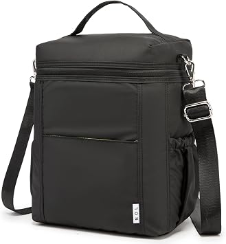 NOL Insulated Lunch Bags for Women Cooler Bag Lightweight Nylon Waterproof Lunch Box for Work