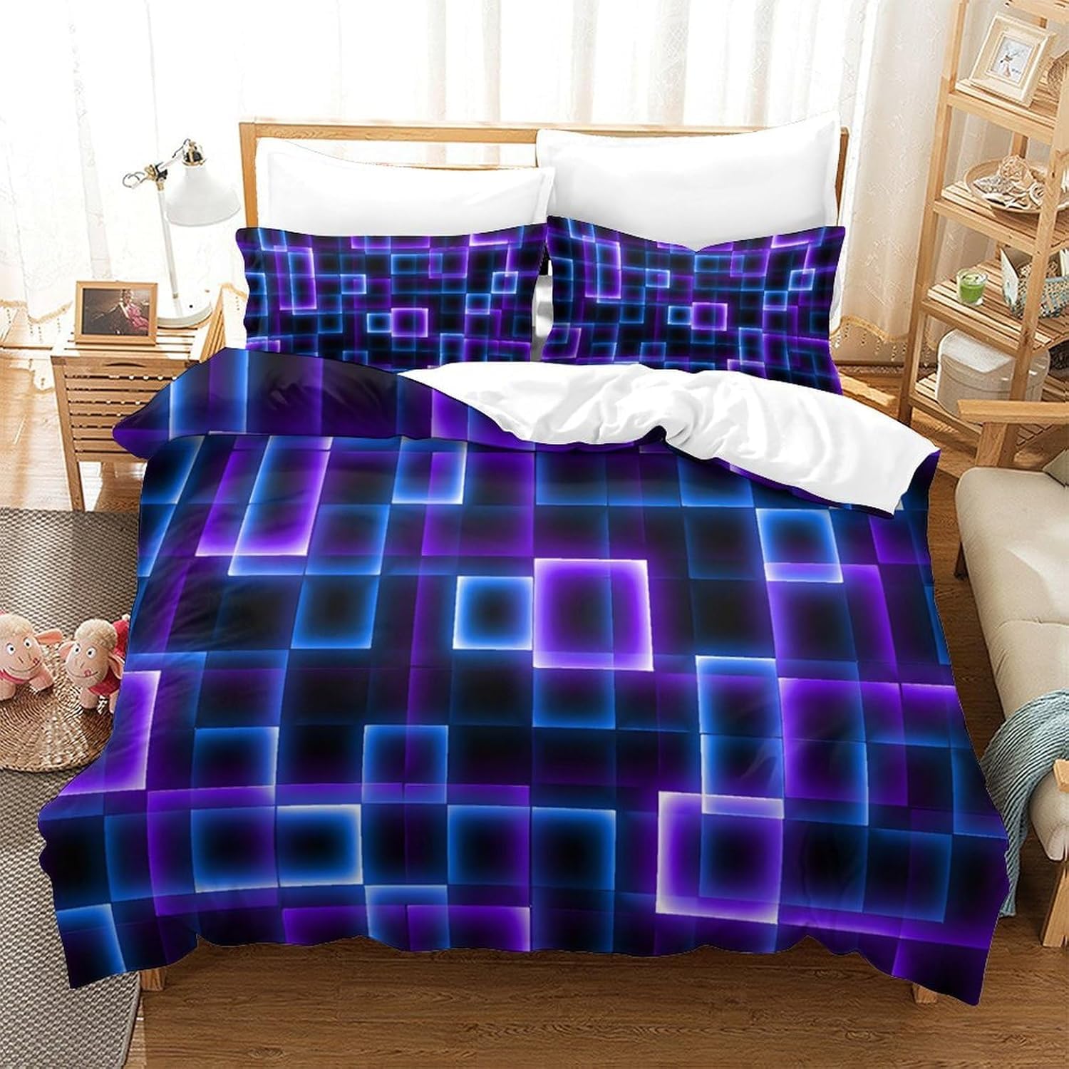 Housse de couette enfant anti-allergie et entretien facile pour un sommeil sain