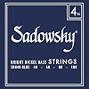 Blue Label Base Strings, Nickel Strings, 4 Strings, 040-100 SBN40 Blue