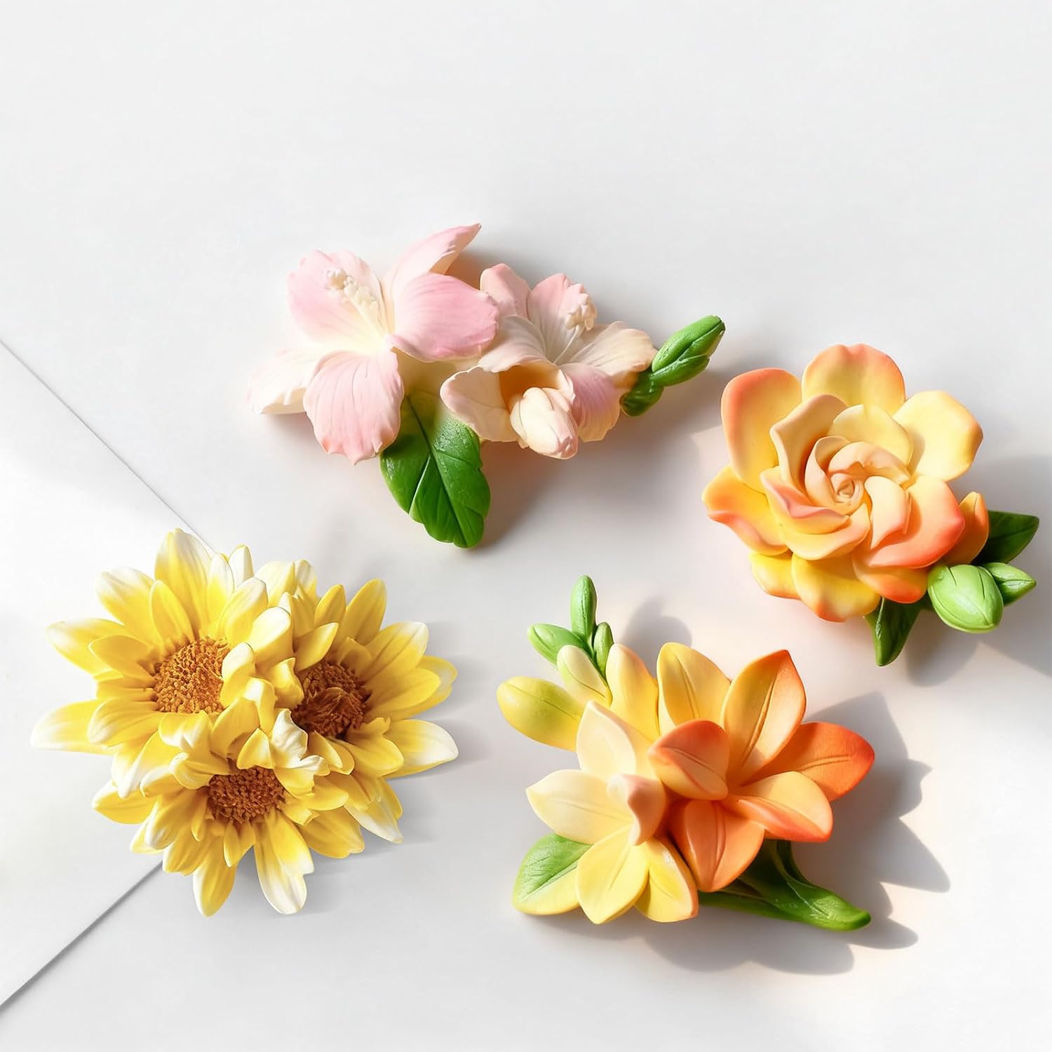 3D Rose Cluster Silicone Mold for Fondant, Romantic Flower Bouquet Cake Decorating Molds, Floral Chocolate Baking Pan, Resin Epoxy Casting Soap Tool for Valentine's Day image 5