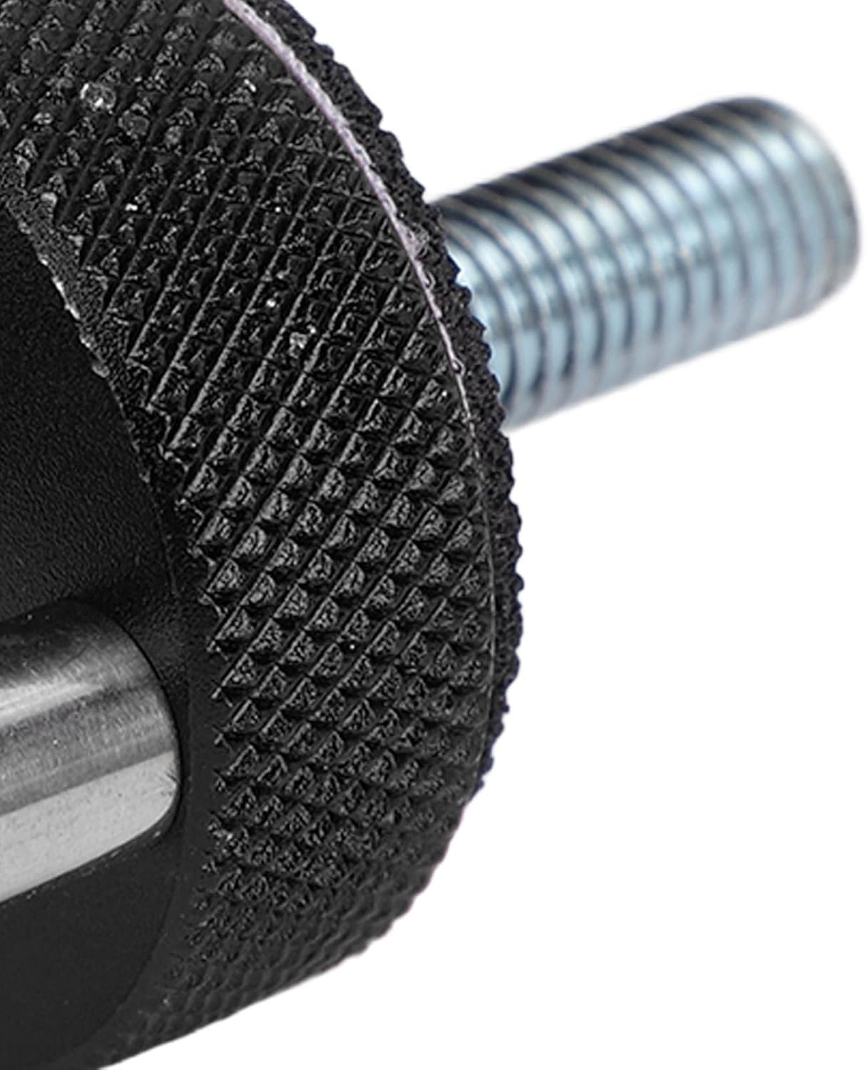 8PCS Steel Aluminum Hard Top Quick Removal Fastener Thumb Screw, M8 1.25 Thread Integrated D Ring for Bronco 2dr 4dr (Black)