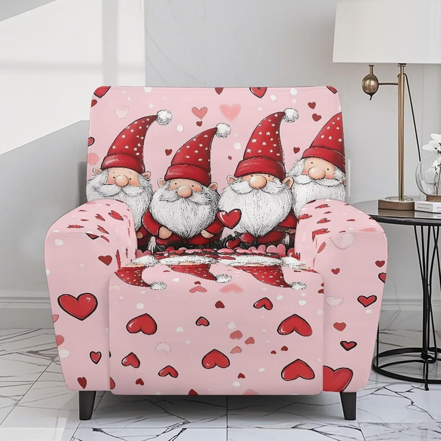 Recliner Chair Covers Soft Stretch Polyester Fabric for Large Recliners Soft Breathable Recliners Couch Cover Skin-Friendly Furniture Protector Washable, Goblin