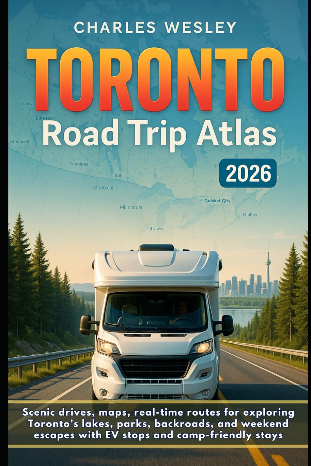 Toronto Road Trip Atlas 2026: Scenic drives, maps, real-time routes for exploring Toronto’s lakes, parks, backroads, and weekend escapes with EV stops and camp-friendly stays
