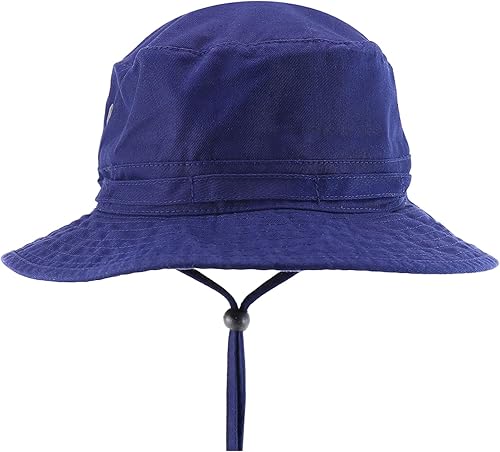 Miniatura 7 de Sombrero grande de cubo Jungle Boonie con cuerda de barbilla que se adapta hasta XXXL