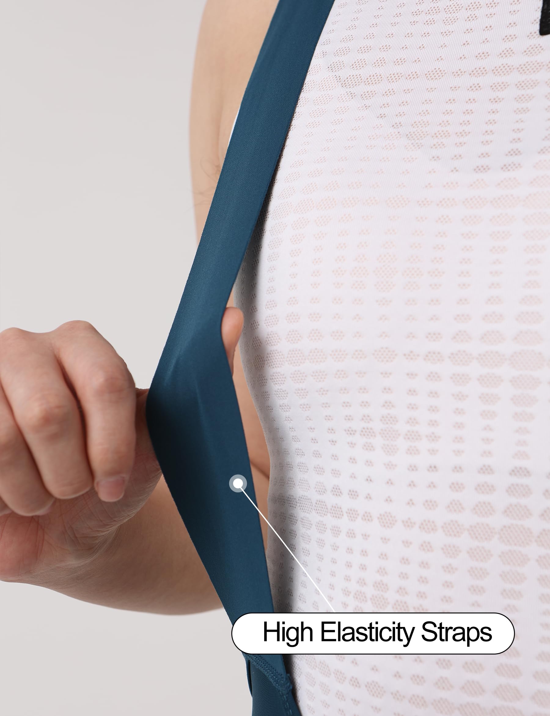 LAMEDA Salopette Ciclismo Donna con Fondello 3D Pantaloncini Ciclista con Bretelle da Bici da Strada Pantaloncini MTB Asciugatura Rapida Trasapirante