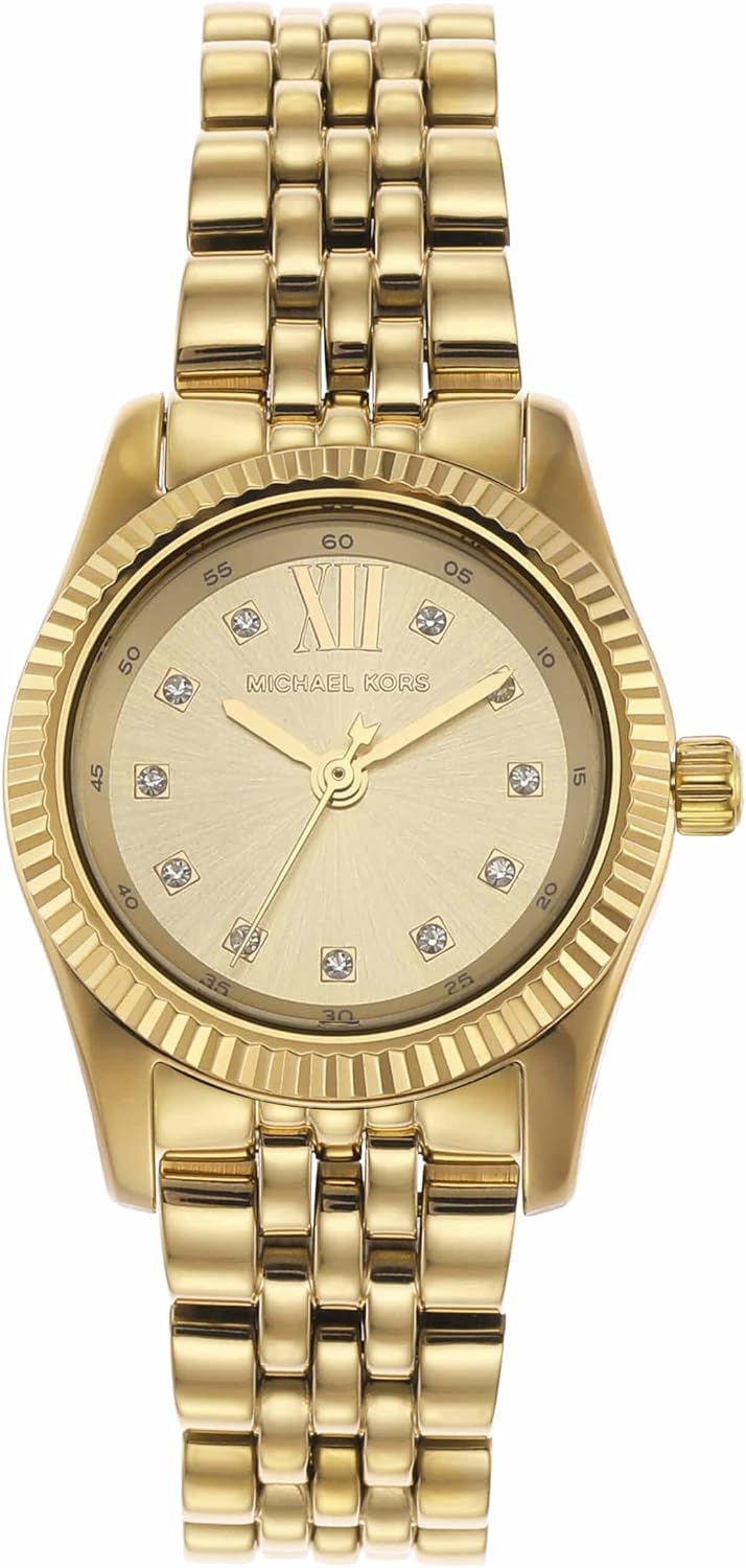 Michael Kors Lexington Kadın Saati, Paslanmaz Çelik veya Deri Kayışlı Kuvars Mekanizma
