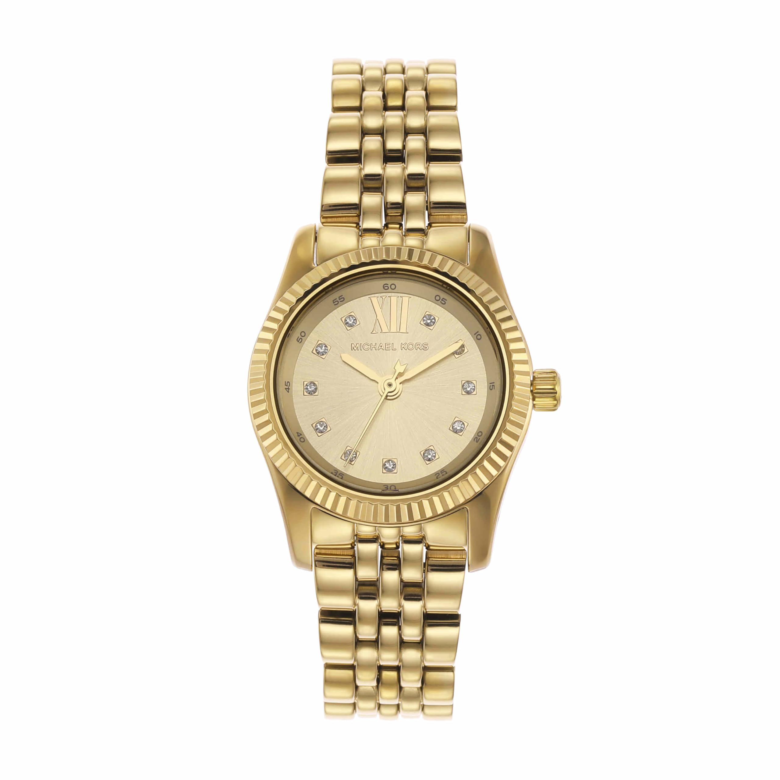 Michael Kors Orologio Lexington da donna, movimento al quarzo a tre lancette da 26 mm con cinturino in acciaio inossidabile