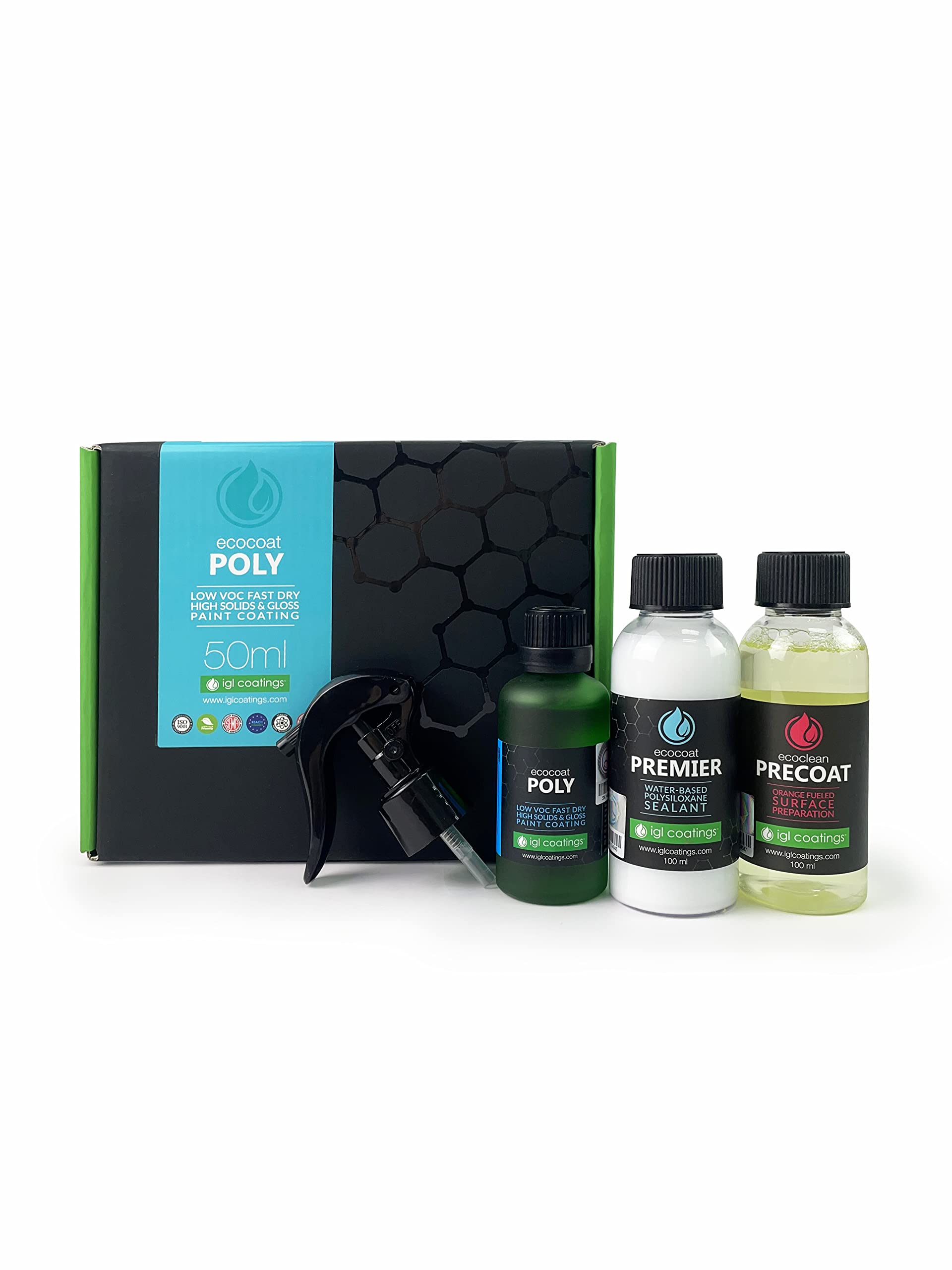 Amazon.com: IGL Coatings Ecocoat Poly – Hydrophobic Spray Coating
