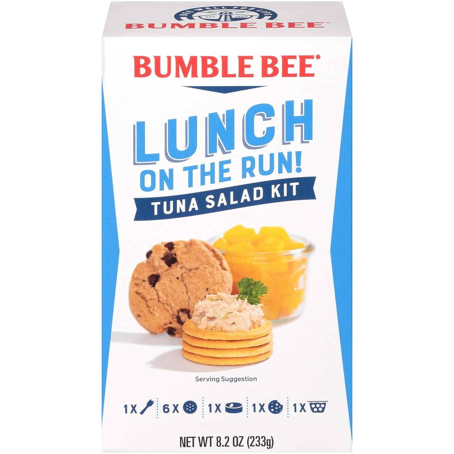 Bumble Bee Lunch on the Run Tuna Salad Kit with Peaches, 8.1 Ounce Units