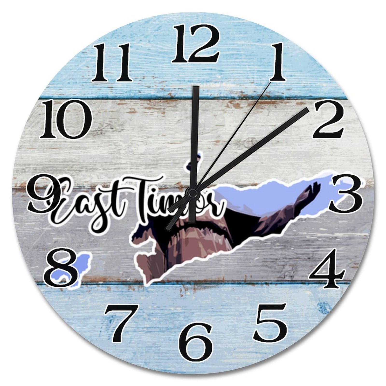 Horloge murale moderne paysage urbain pour décorer la chambre