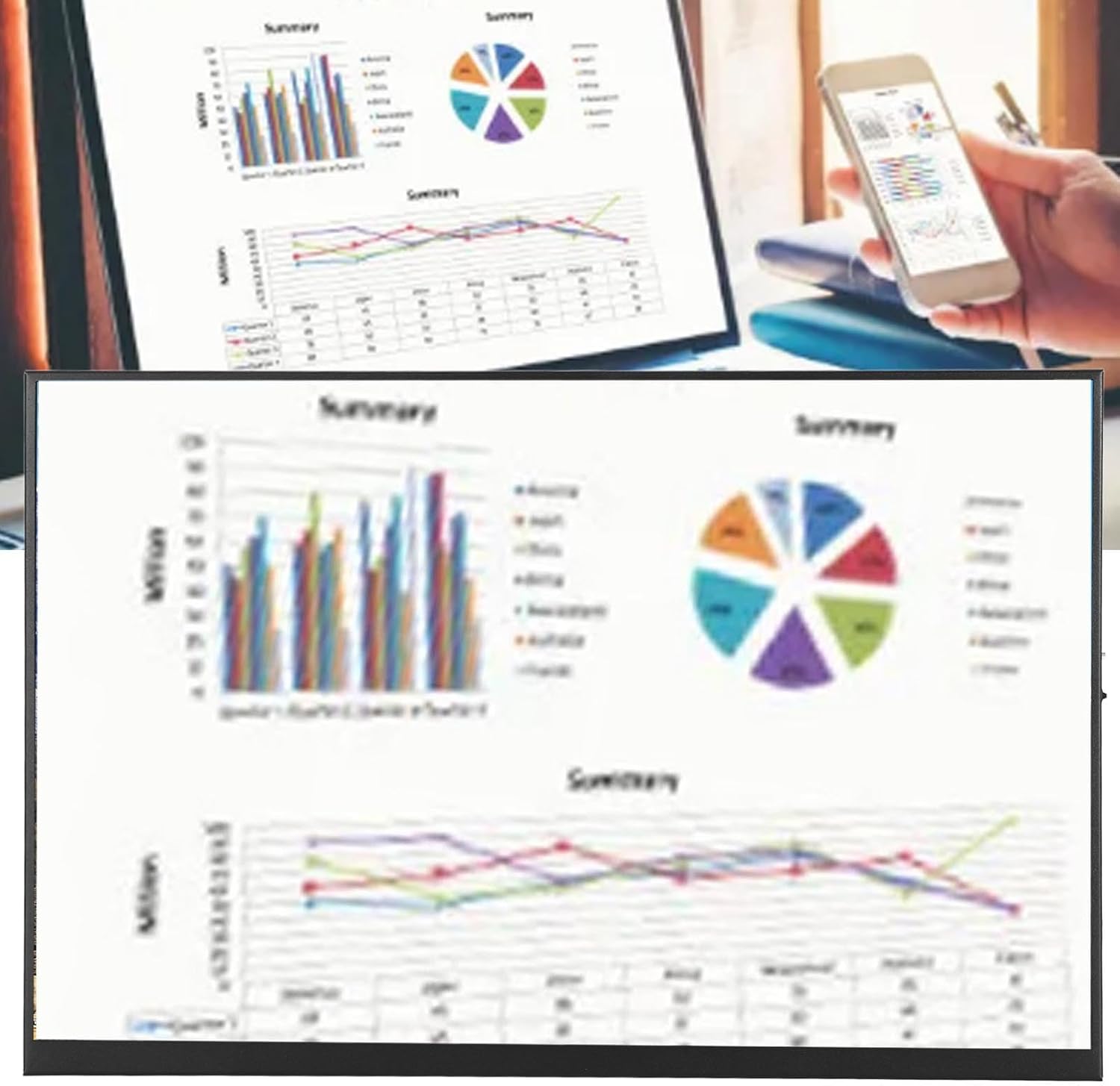 18in 1920x1200 120Hz Portable Gaming Monitor, Full P3 Color Gamut IPS Matte Screen, Wide Compatibility for Laptop, PC, Phone, VESA Mountable - Image 5