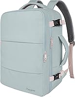 Vista 14 de Taygeer Mochila de Equipaje de Mano, Mochila de Viaje para Mujeres con Puerto de Carga USB y Bolsa para Zapatos, Mochila para Laptop de 15.6