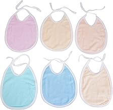 Soft Cotton Washable & Reusable Multicolor Highly Absorbing/Comfortable and Easily Adjustable Feeding Bibs In Apron Style For Babies,Toddlers,Infants