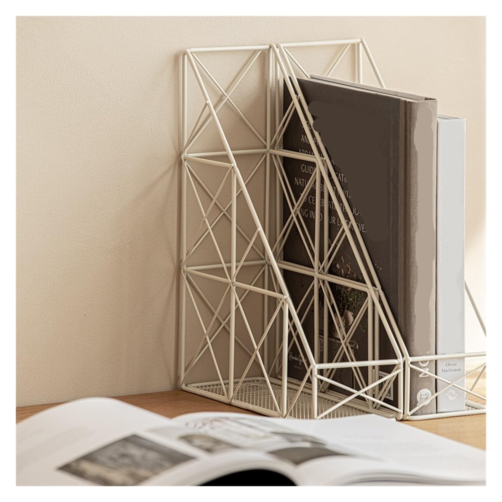 zeitungsständer Vertikaler Zeitschriftenhalter aus Eisen, Schreibtisch-Organizer, Einzelfach-Zeitschriftenablage for Zuhause, Büro, Klassenzimmer bücherregal