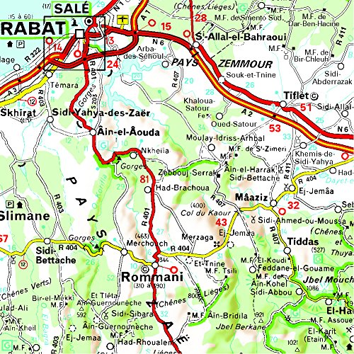 Michelin Morocco Map