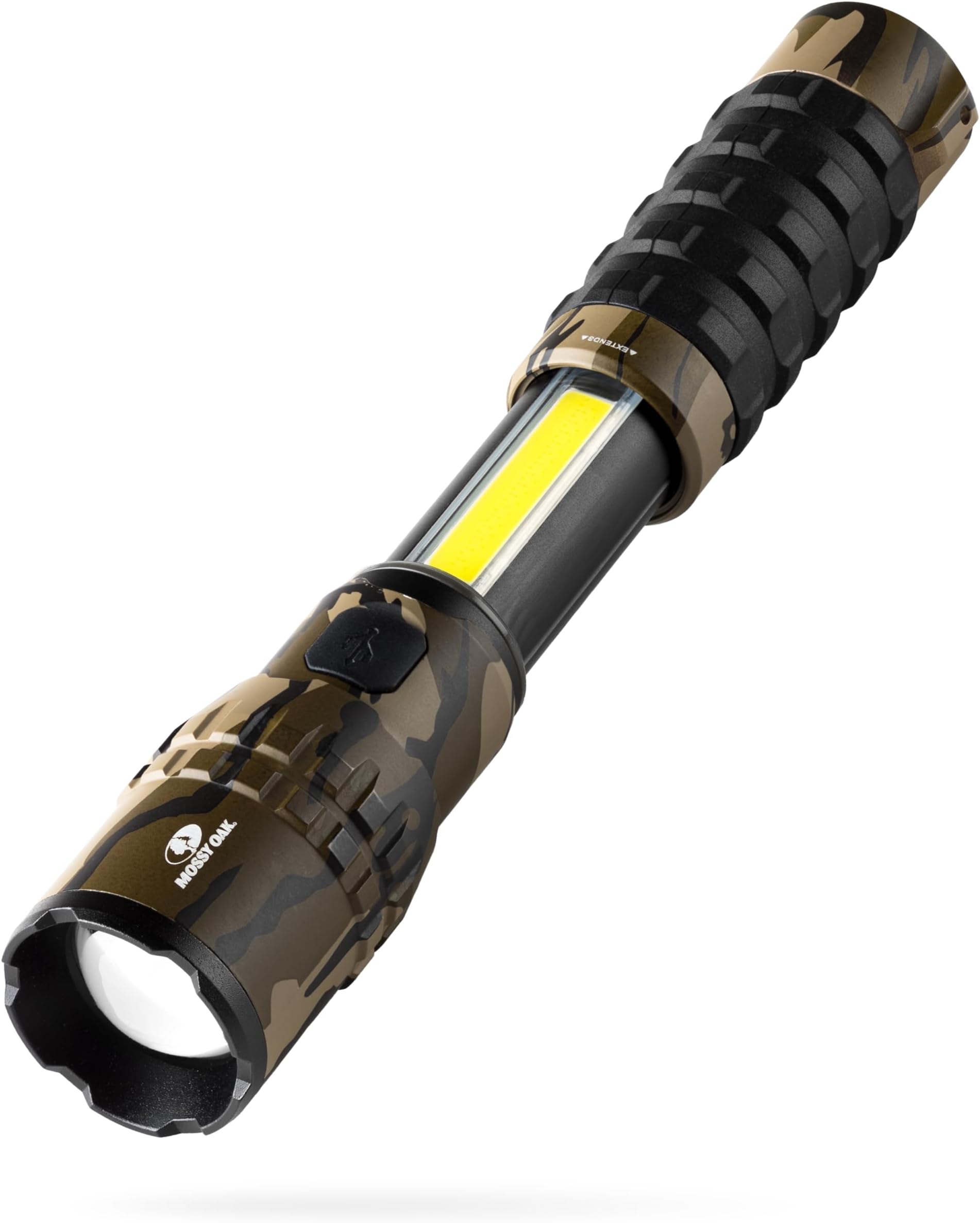 SLYDE KING Flashlight | High Lumens, Rechargeable COB Work Light & LED Flashlight, Waterproof, Magnetic Base, Great for Camping & Hunting, Includes Charging Cable