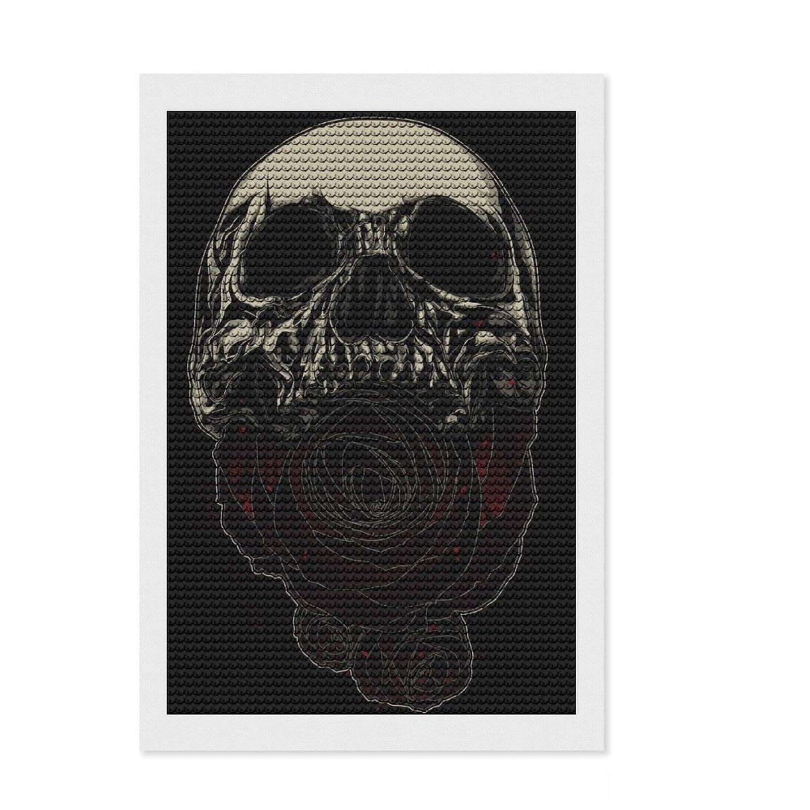 Junmoney Soul Eater Diamond Painting Kit 8"x12", for Teens, Modern Decor, Easy to Enjoy, Gift Idea, Calming Craft to Unwind