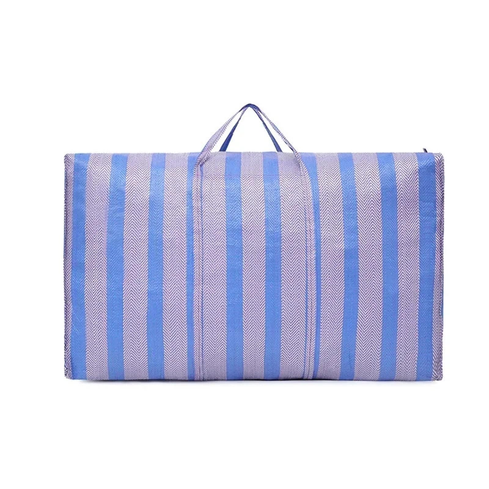 Waterproof Storage Bags Woven Bag Thickened Luggage Multifunctional Large Capacity Waterproof Quilt Portable Storage Moving Travel(L 150L)