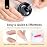 Beetles Solid Nail Glue Gel for False Tips, 15g Strong Adhesion for Press on Acrylic Tips, Clear Hard Gel 3D Sculpting for Christmas Nail Art UV Light Cured
