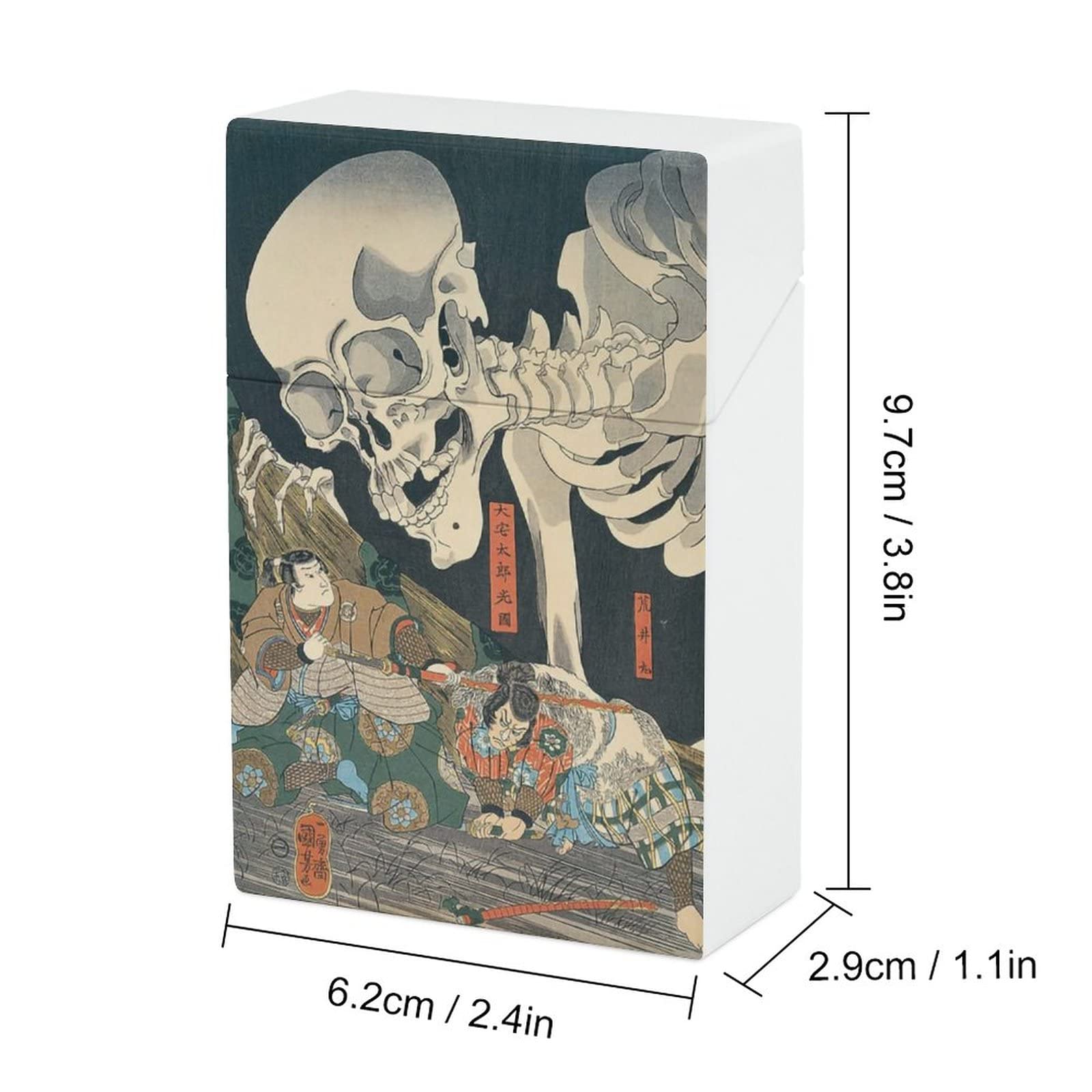 Amazon.co.jp: タバコケース 歌川国芳 相馬の古内裏 浮世絵 シガレット 