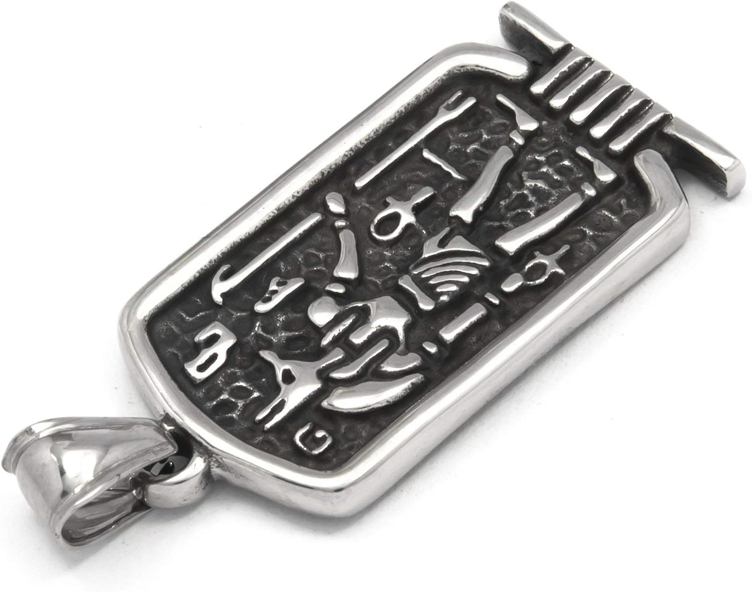 Stainless Steel God Dead Jackal Anubis Pendant Egyptian Necklace Keel Chain Strength Key of Life Jewelry - Image 4