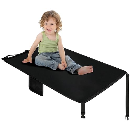 FIXMSV Cama de avión para niños pequeños, cama de avión portátil para niños, cama Flyaway con rompecabezas plegable magnético, cama de avión para