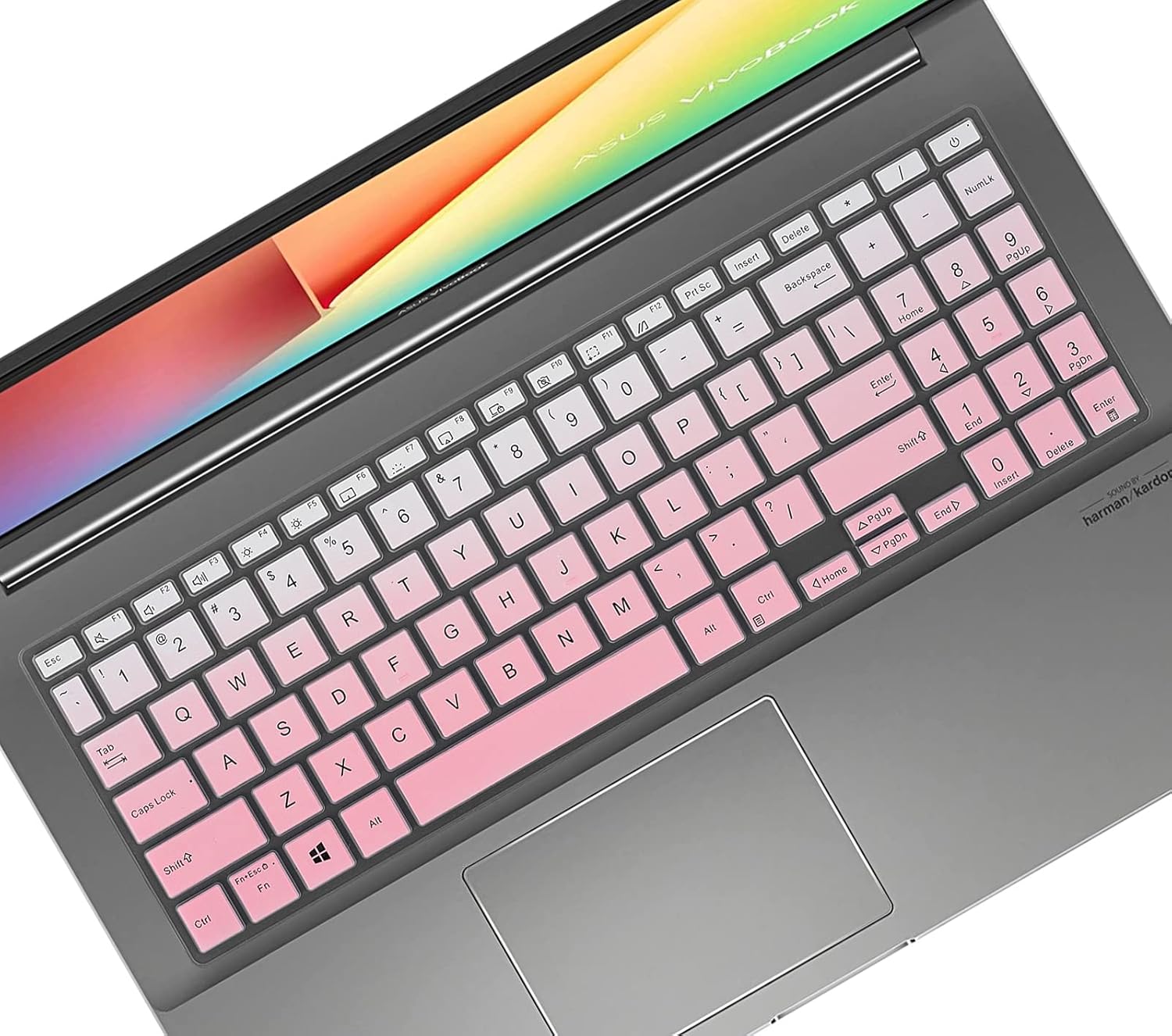 Funda de teclado para ASUS E410 L410 L410MA-DB02 de 14 pulgadas, ASUS VivoBook S14 S433 S433EA S433FL S433FA S435 S435EA M433VivoBook Flip 14