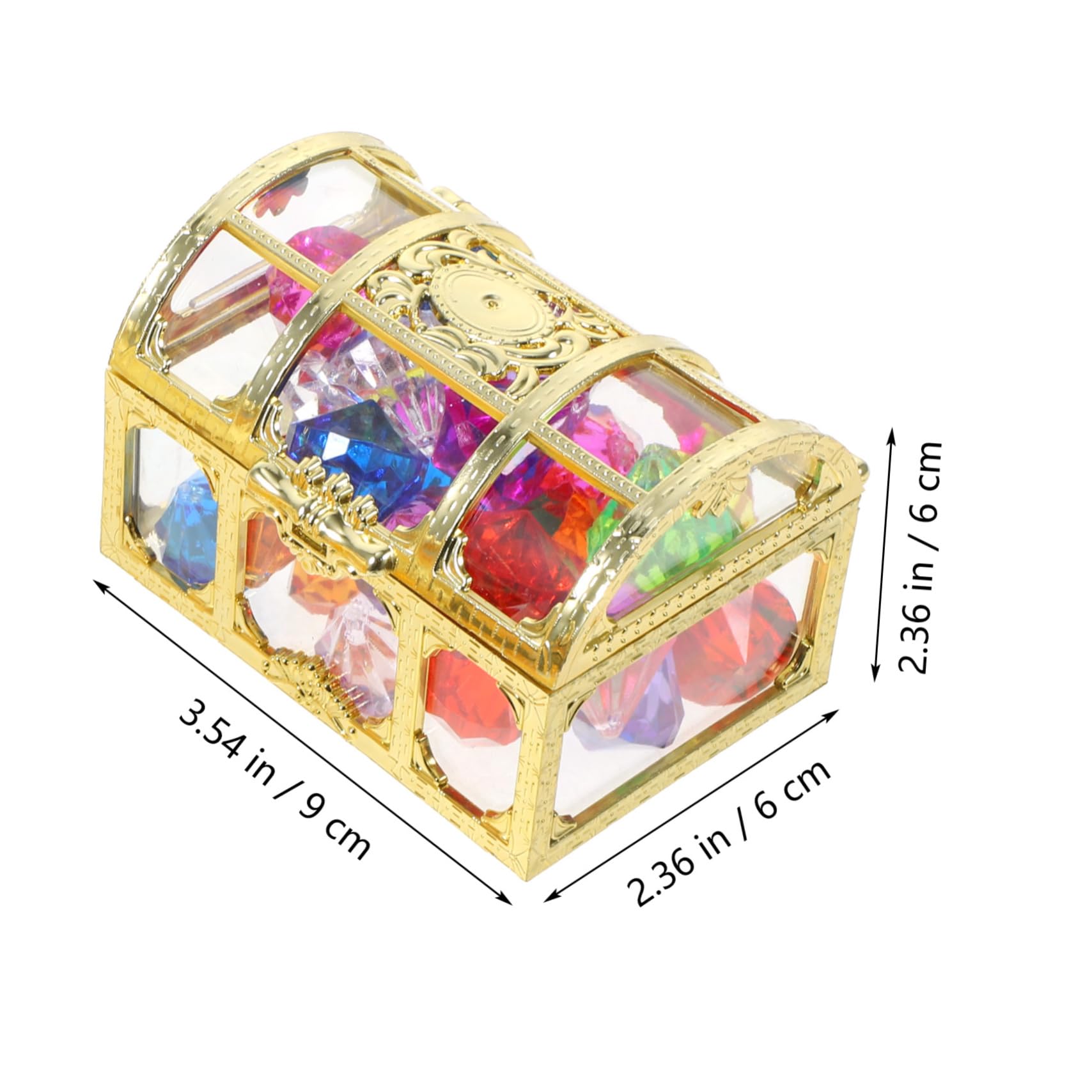 KESYOO 1Set Diving Pool Set Fake Gems Ingot Coins with Treasure Box for Pool Parties Summer Fun and Themed Events Underwater for Boys