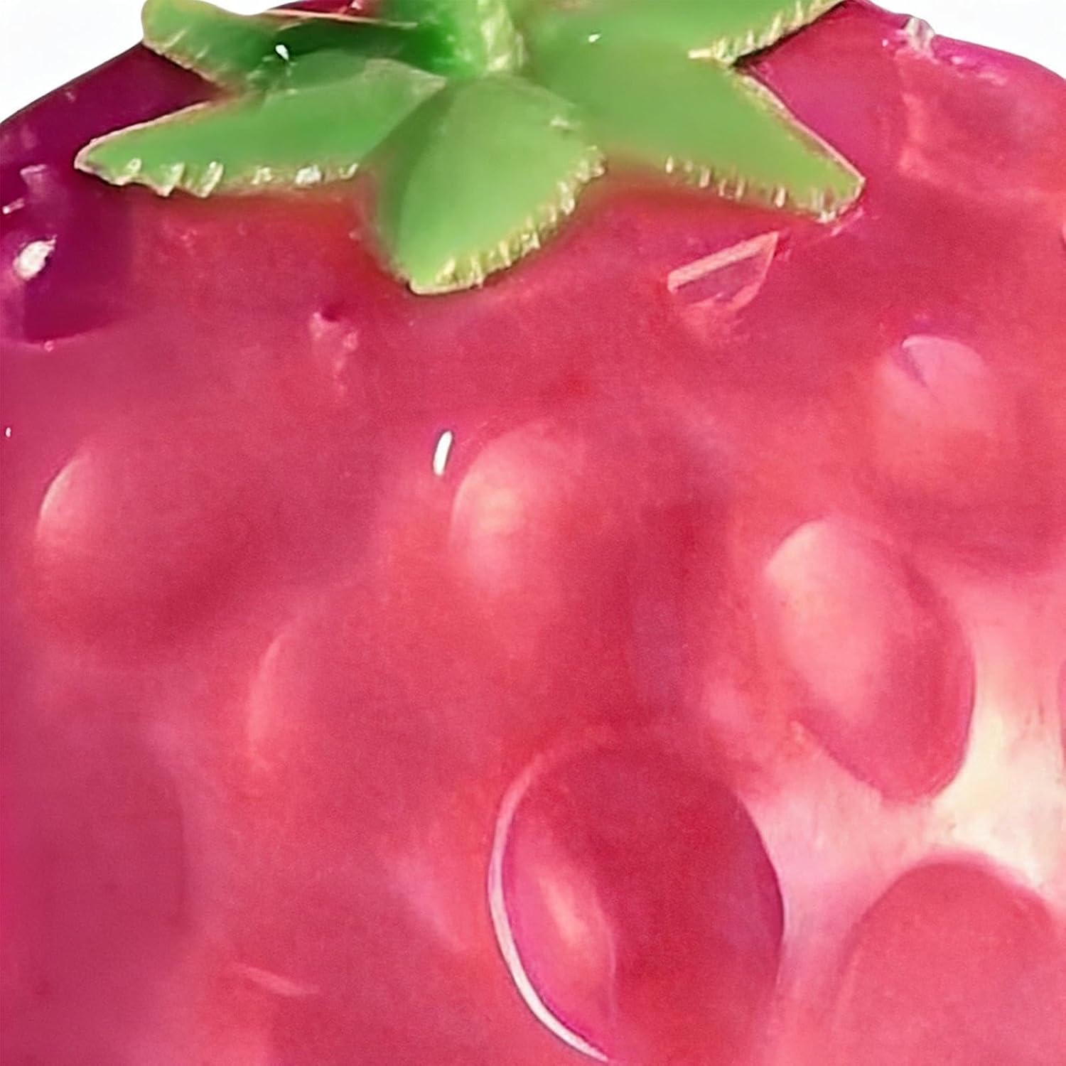 Color Changing , Sensory Stress Ball for Youth with Teens, Lightweight Berry Shape, Tactile Hand , Portable Party Favors Decoration, Red Pink White Large Soft Calming Gadget