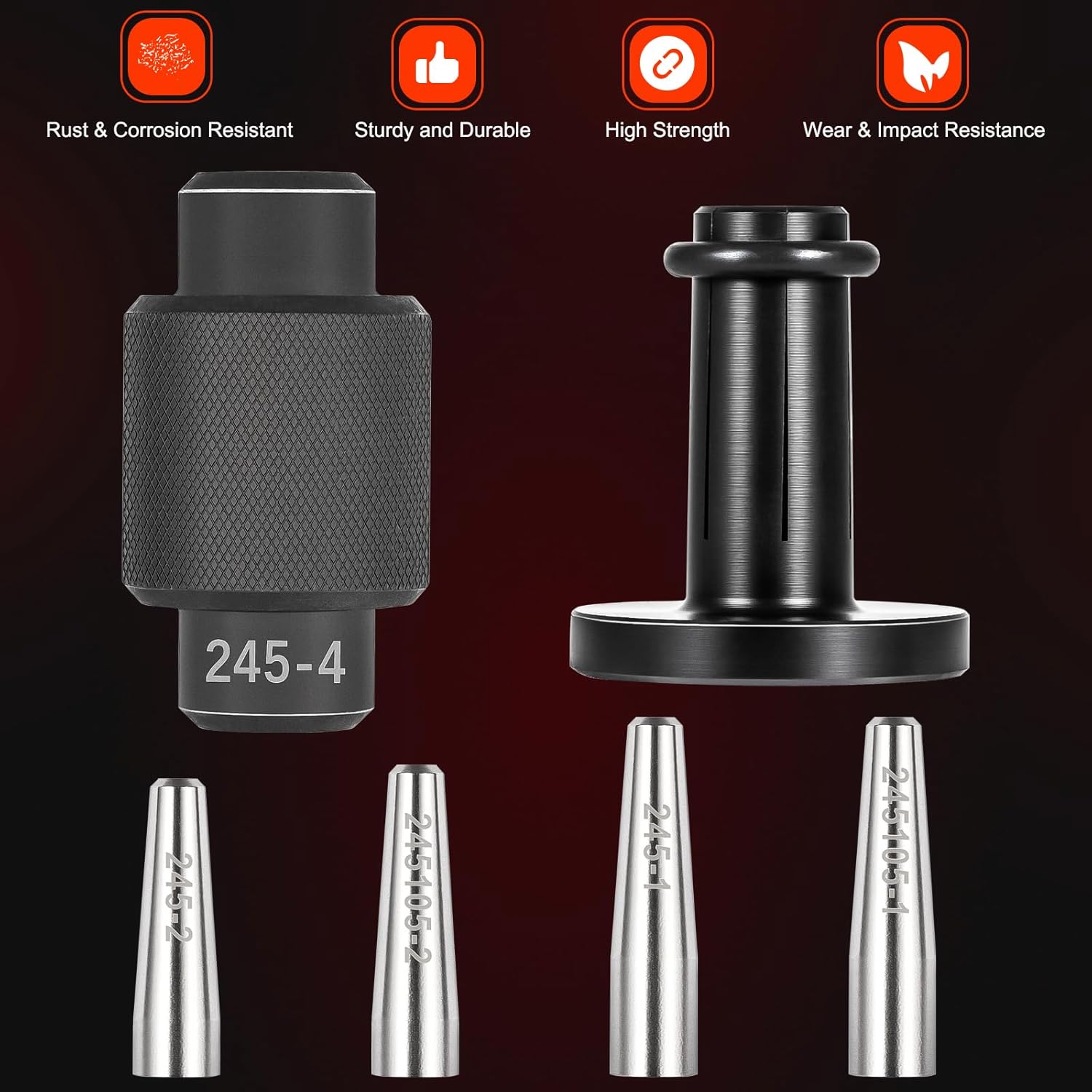 GM245 Fuel Injector Seals Tools Set Perfectly Compatible with GM Subaru Engines, Replaces for #EN-49245, EN-51105 and #18683AA000