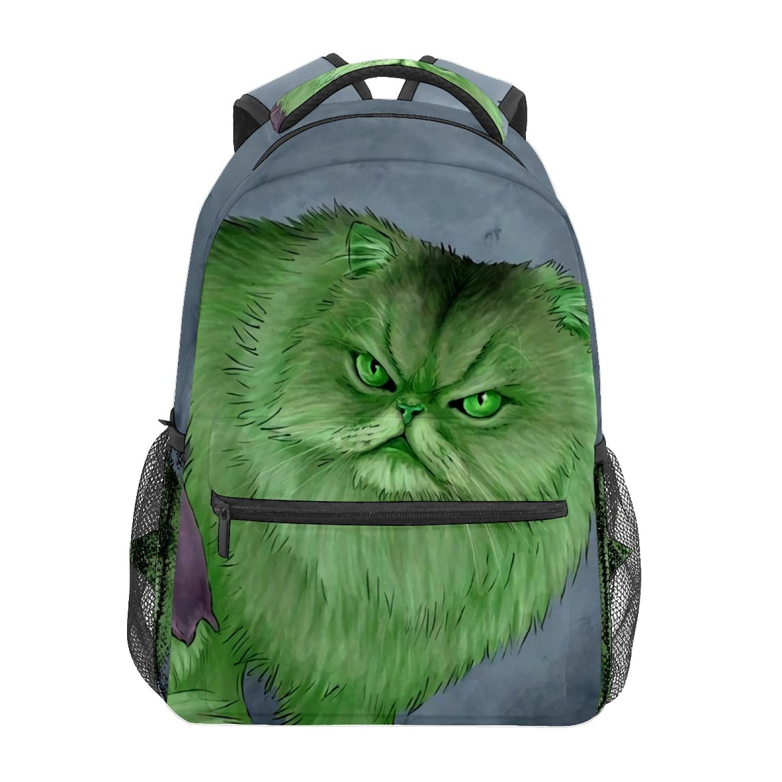 GANJUE Cat Kids Backpacks, Girls School Backpack Student Book Bag Large