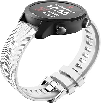 NotoCity Bands for Galaxy Watch 4/4 Classic & Galaxy Watch 5/5 Pro, 20mm Silicone Replacement Strap for Vivoactive 3 Vivoactive 5 Vivomove HR Forerunner 645/245 Music Band