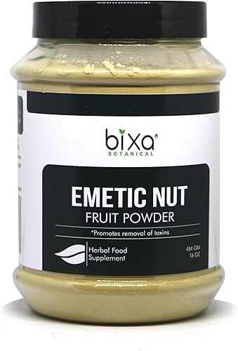 bixa BOTANICAL Polvo de nuez emética (Randia dumetorum), promueve la eliminación de toxinas 1 libra (16 onzas)