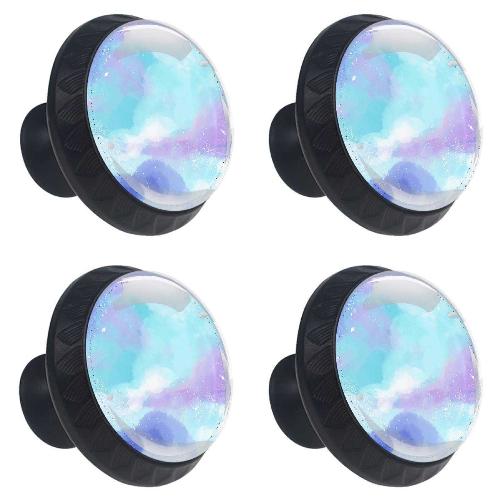 Boutons de tiroir en verre à motif étoilé pour relooker la commode du salon ou les meubles de cuisine