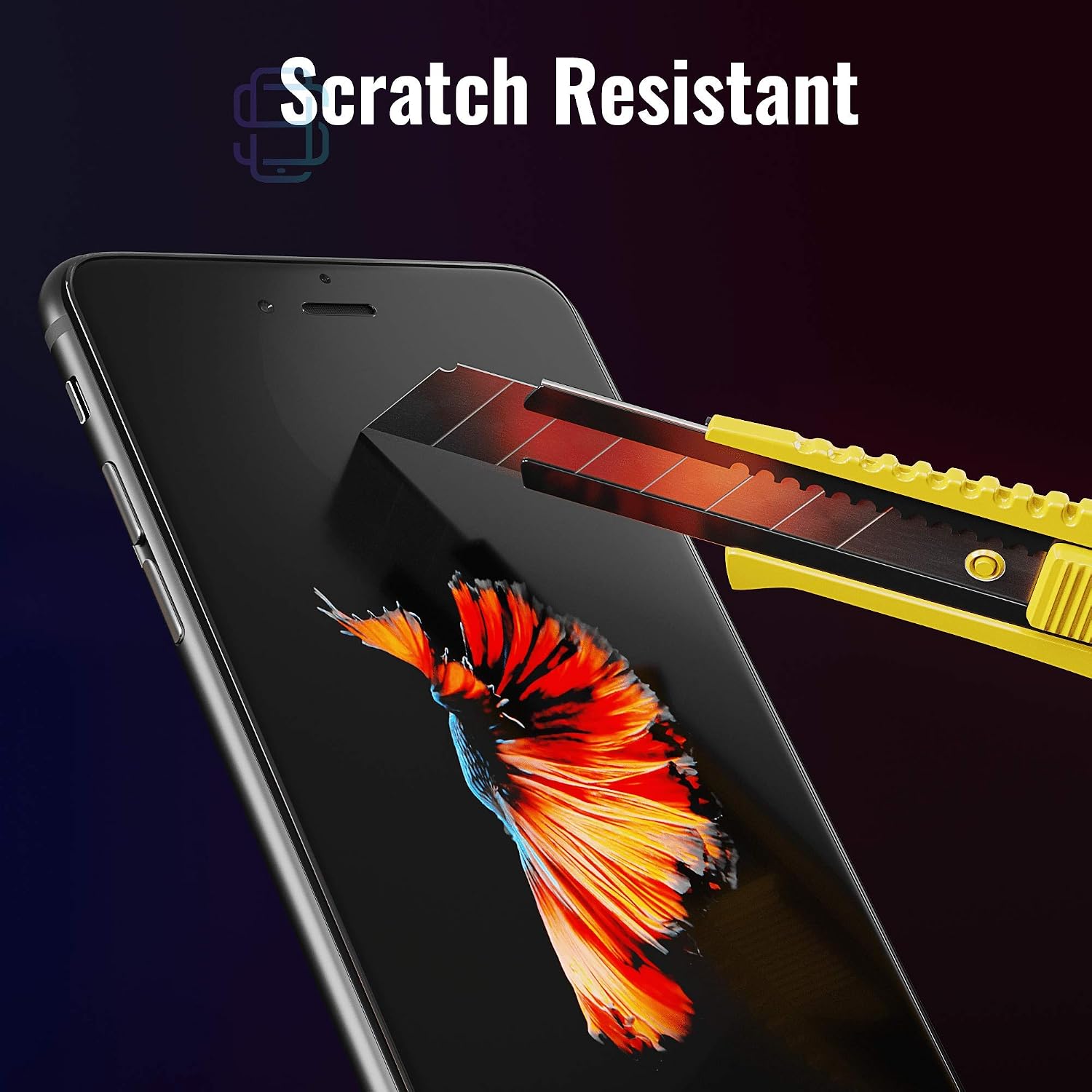 Defenslim iPhone 6s Screen Protector [2-Pack] with Easy Auto-Align Install Kit - Tempered Glass for iPhone 6s, 6 (4,7") - New Glass with Your Next Phone