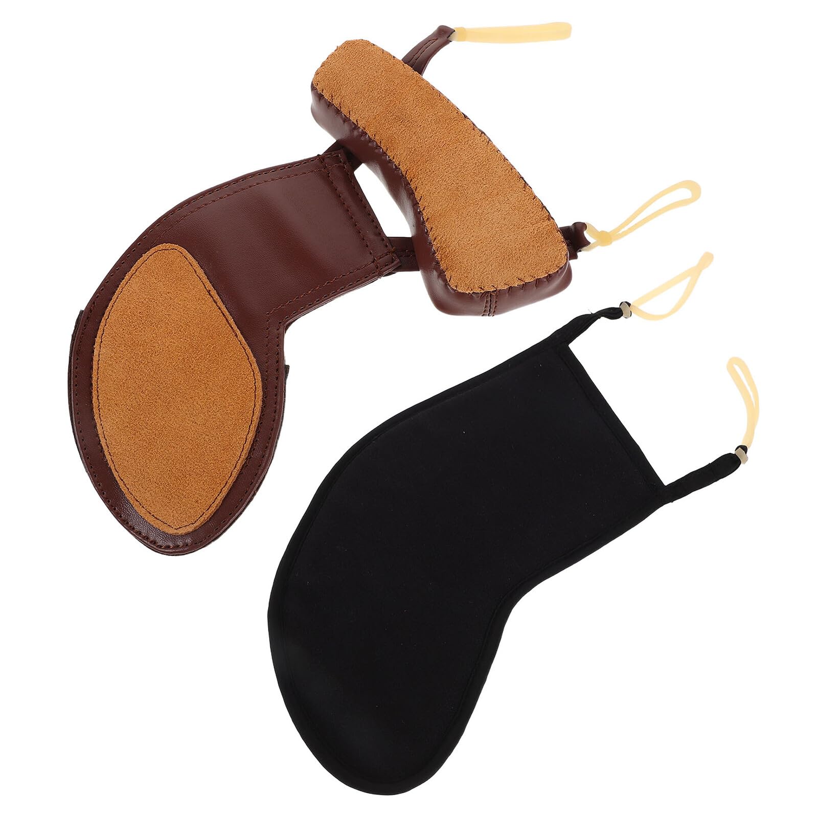 Alasum 2 Almohadillas para Mentonera y Hombrera de Violín 3/4-4/4 Protectores de Algodón y Piel de Oveja Accesorios Ergonómicos Transpirables para Soporte Cómodo Práctica y Conciertos
