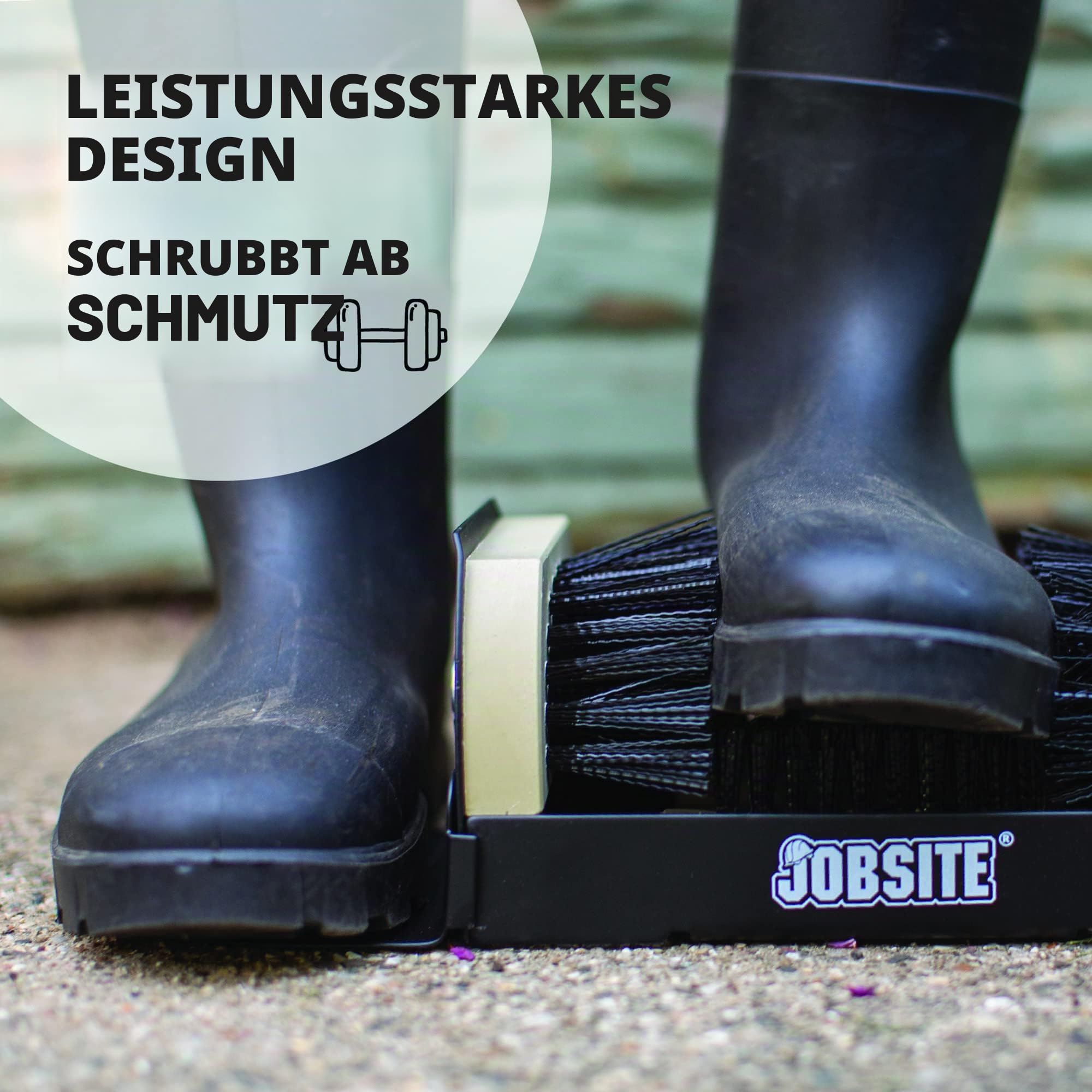 JobSite Extra Breiter Stiefelreiniger - Keine Halterung erforderlich - Witterungsbeständig, langlebig Dokument