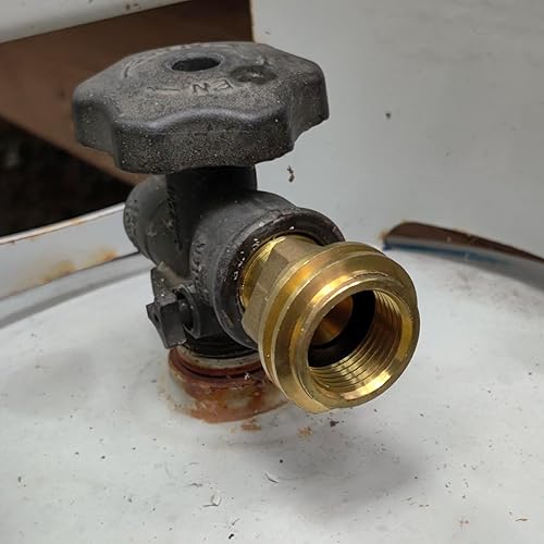 Miniatura 7 de Adaptador de propano POL a QCC1, adaptador de tanque de ajuste universal, convierte la válvula de servicio POL LP a QCC1  tipo 1 manguera o