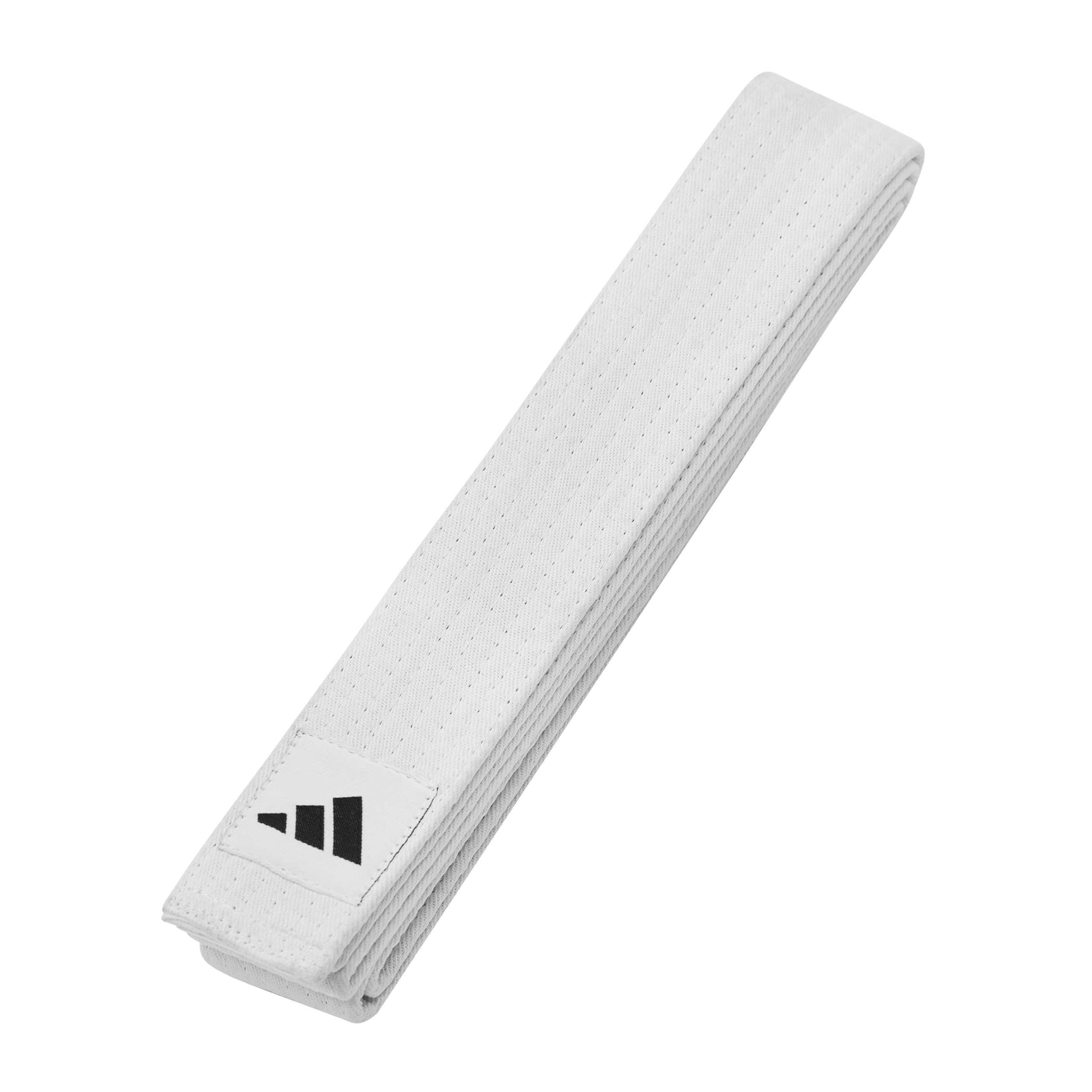 Adidas ADIB220D Ceinture pour kimono Modèle Club en piqué de coton 300 cm Blanc