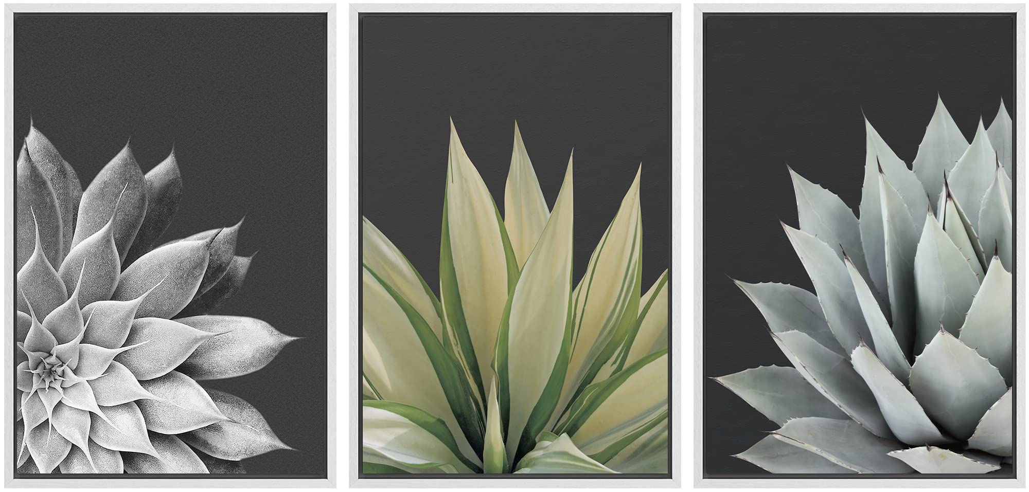 SIGNWIN Framed Canvas Print Wall Art Set Coastal Serenity Abstract Seaside Illustrations Modern Art Decorative Rustic Calm/Zen for Living Room, Bedroom, Office - 24"x36"x3 Natural — view 25
