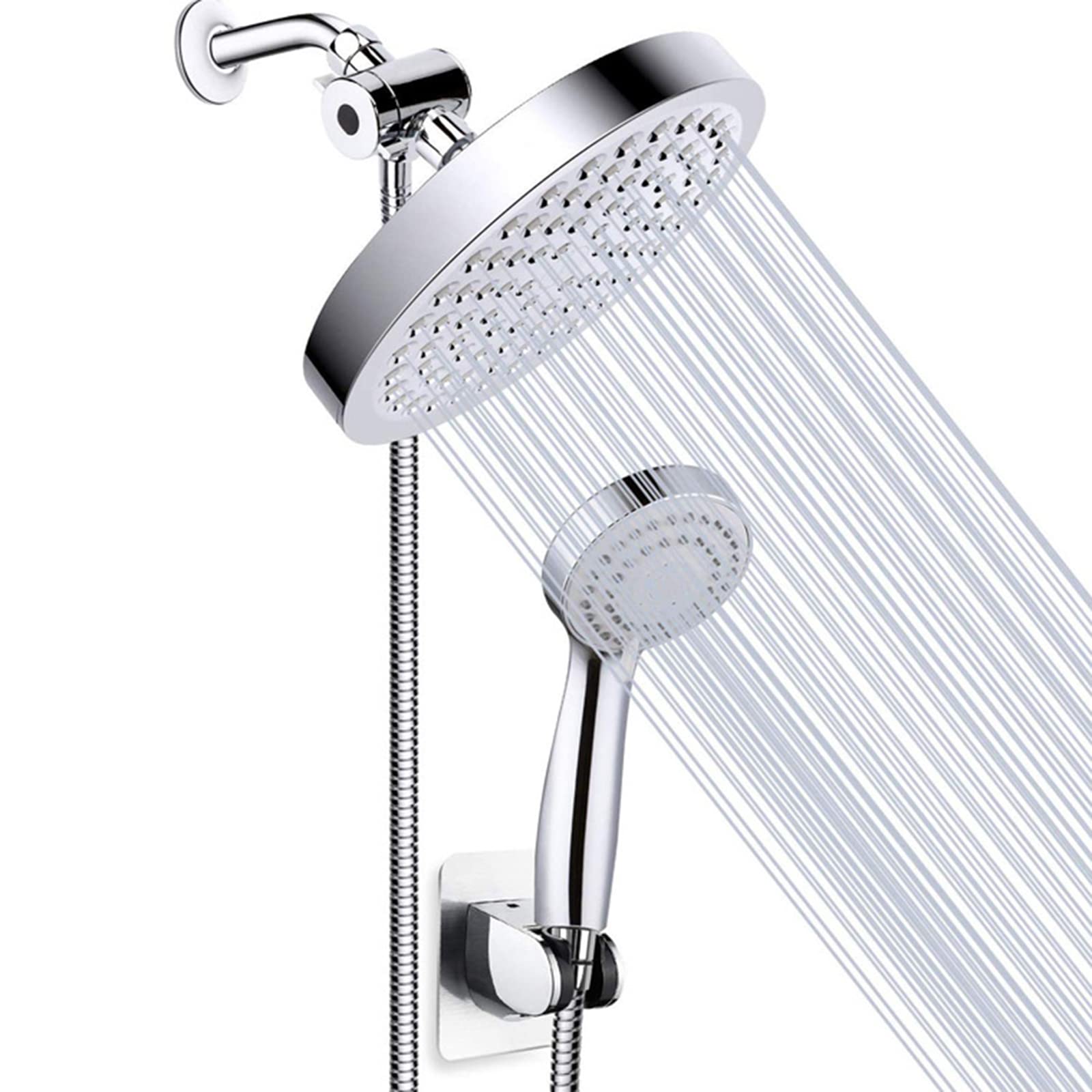 Pommeau de douche haute pression contre le faible débit d'eau de douche