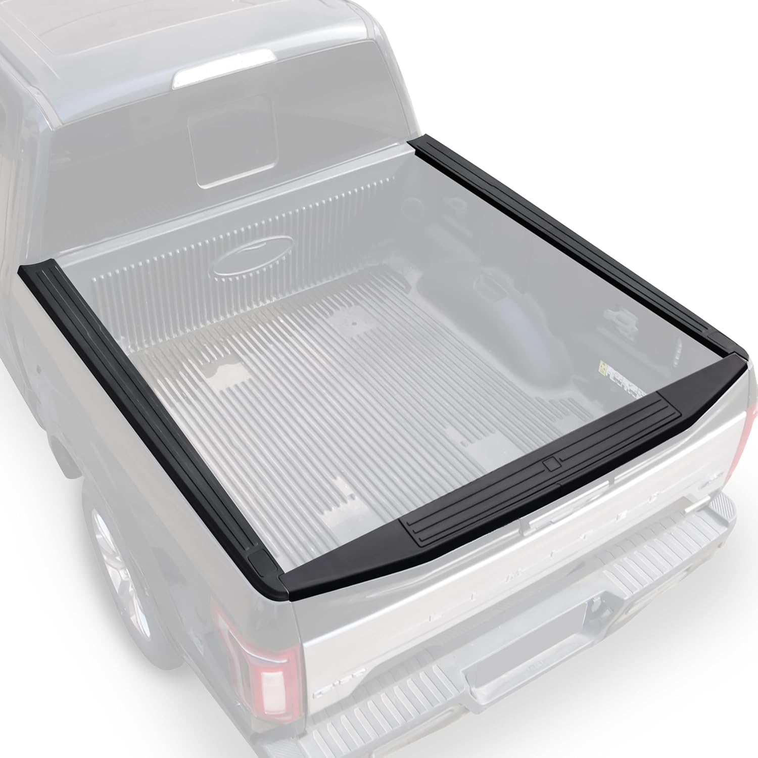 Combined Tailgate Cap Molding Kit and 5'5ft Truck Bed Rail Caps for Ford F150 2015-2020 Accessories