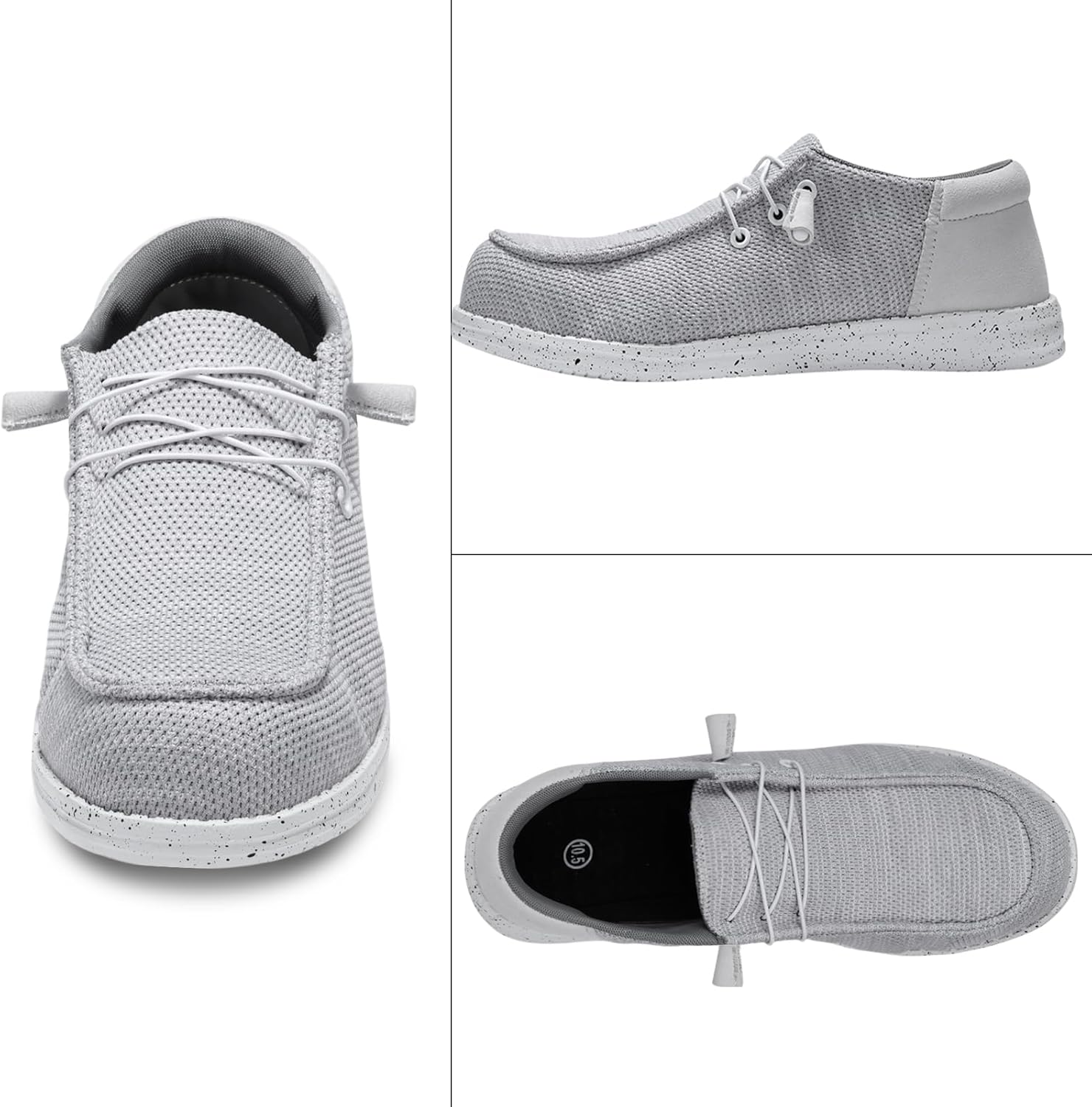 Steel Toe Shoes for Men Lightweight Loafers Slip On Safety Work Shoes Composite Toe Comfortable Non Slip Tennis Dress Sneakers - Image 6