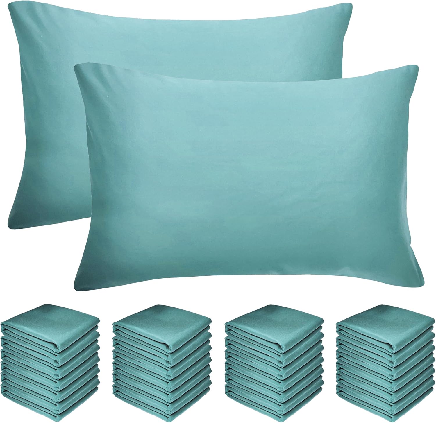 Amazon.com: ZPECC Pillow Cases Bulk 24 Pack - Standard Pillowcases with ...