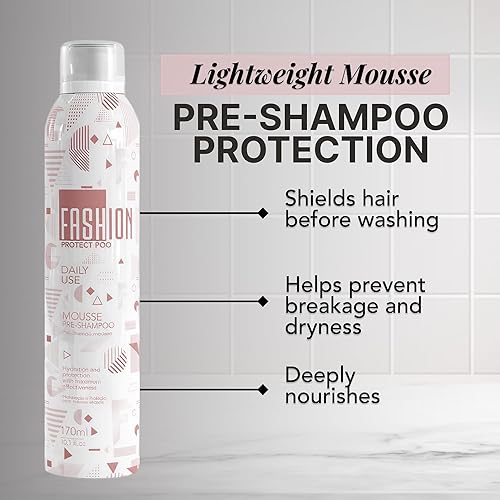 Miniatura 2 de Fashion Gold Pre-SHAMPOO - Mousse 5.7 fl oz  Protect Poo