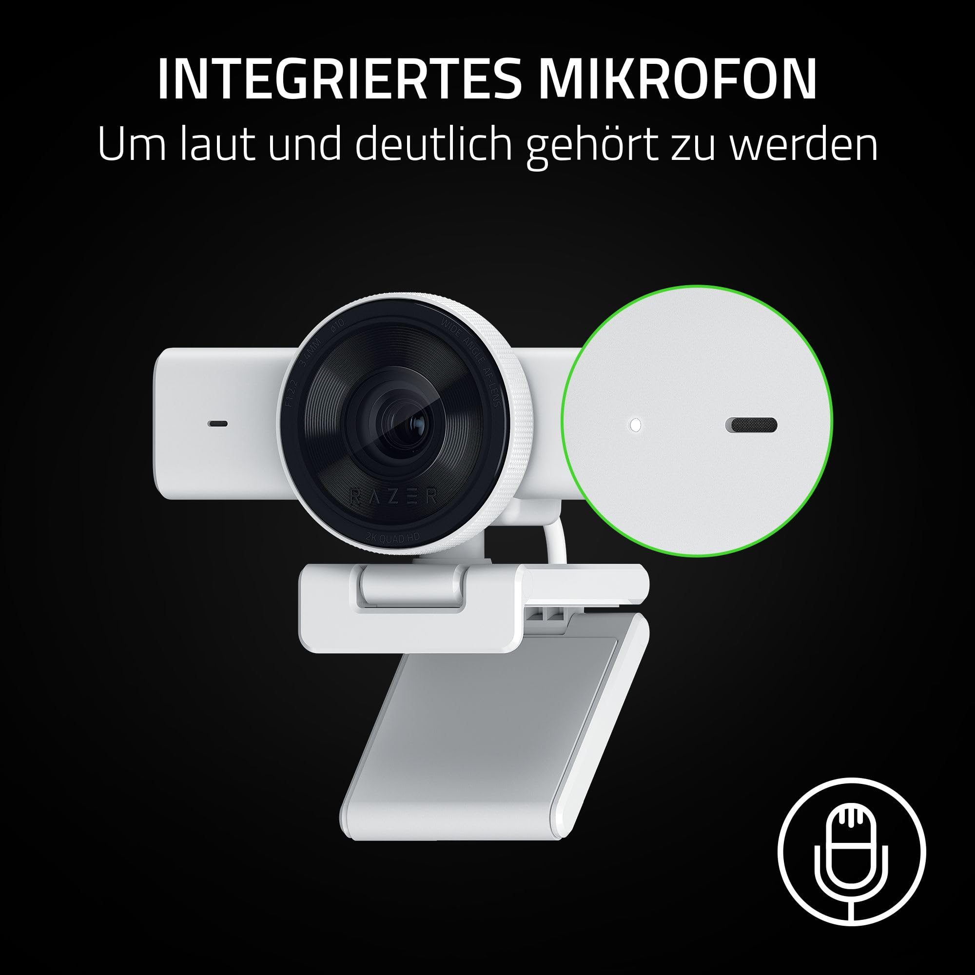 Razer Kiyo V2 X 1440p-Webcam mit 60 FPS für Creator – Bild 6