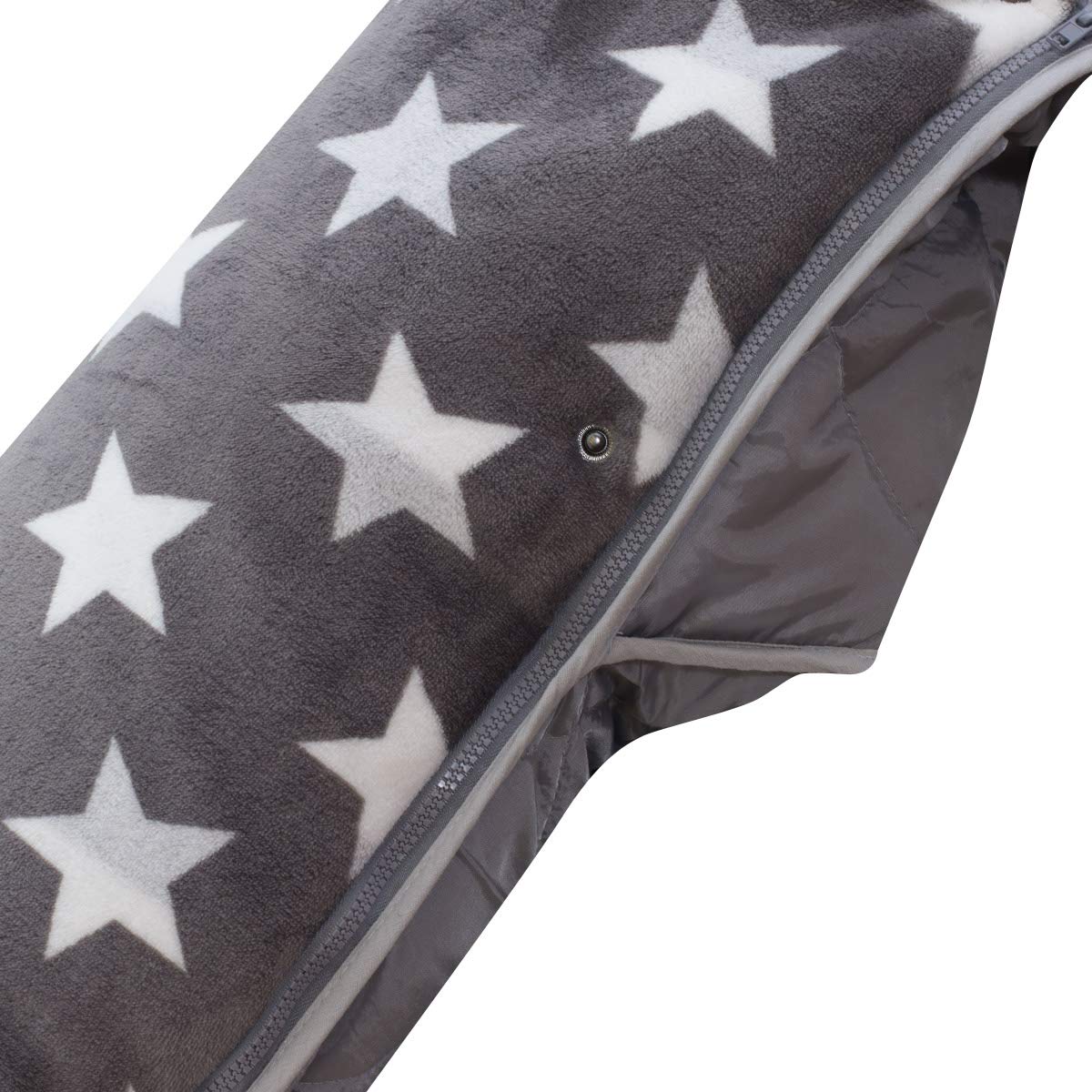 JYOKO Kids Chancelière Universelle pour Poussette, Chancelière d'hiver Polaire pour Siège, Chancelière pour Landau de Bébé, Polaire Extra Douce (Nordic Scandi, Thermo Polaire)