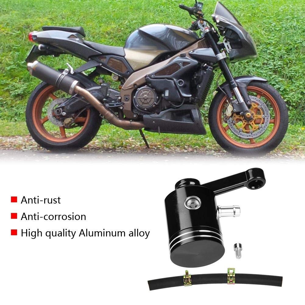 Serbatoio Liquido Freno Frizione, Qiilu Coppa Olio Freno Moto, Cilindro Maestro Frizione Freno Moto Serbatoio Fluido Serbatoio Coppa Olio Per Aprilia Ducati Nero